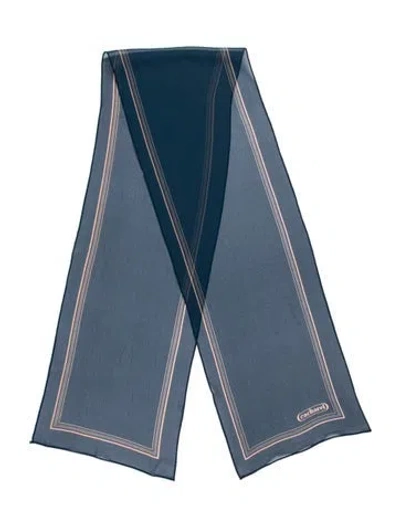 Pre-owned Cacharel Striped Scarf In Blue