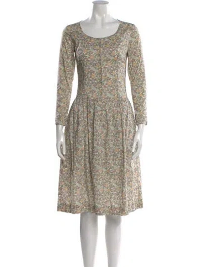 Pre-owned Cacharel Vintage Knee-length Dress In Green