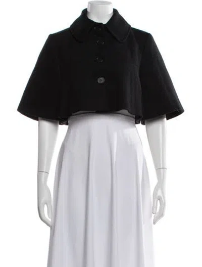 Pre-owned Cacharel Virgin Wool Jacket In Black
