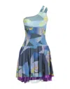 Cacharel Short Dresses In Navy Blue