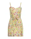 Cacharel Short Dresses In Yellow