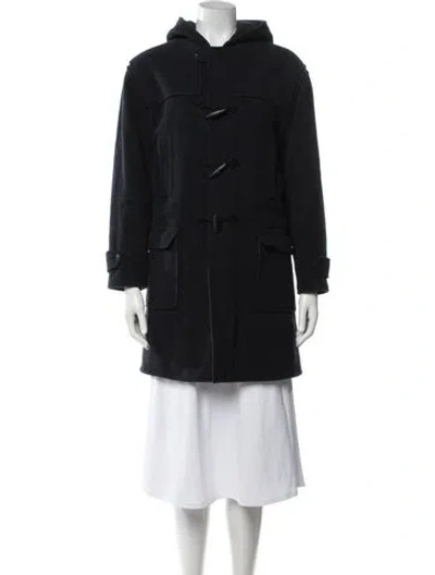Pre-owned Cacharel Wool Coat In Black