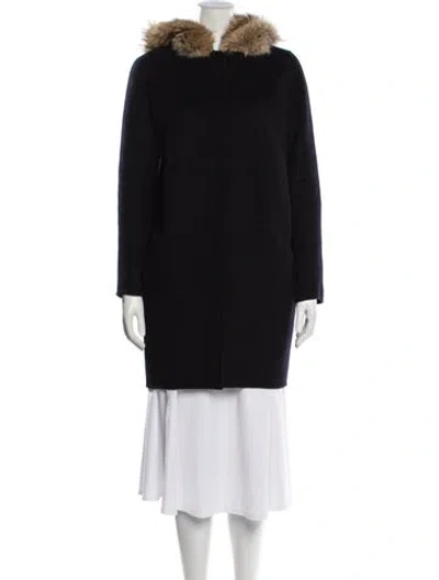 Pre-owned Cacharel Wool Parka In Black