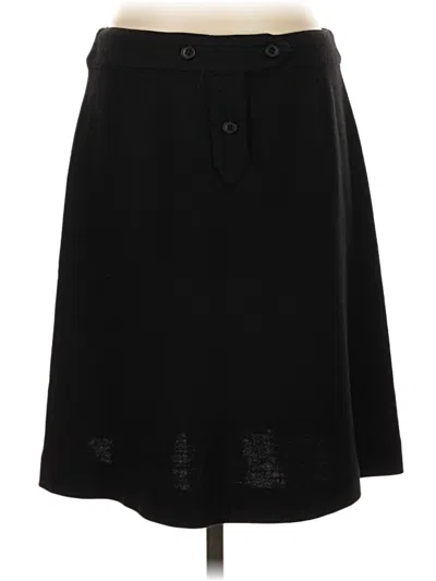 Pre-owned Cacharel Wool Skirt In Black