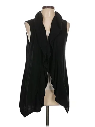 Pre-owned Caché Cardigan Sweater In Black