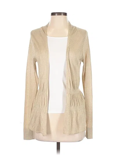 Pre-owned Caché Cardigan Sweater In Brown