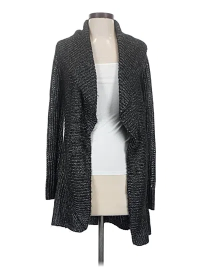 Pre-owned Caché Cardigan Sweater In Gray