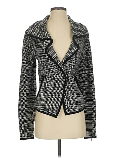 Pre-owned Caché Cardigan Sweater In Gray