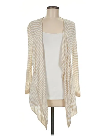 Pre-owned Caché Cardigan Sweater In Ivory