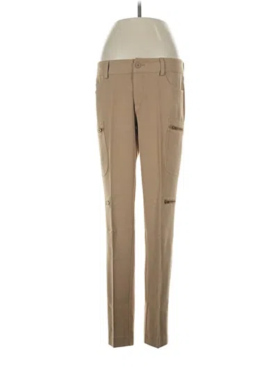 Pre-owned Caché Cargo Pants In Tan
