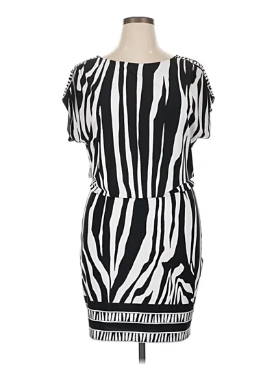 Pre-owned Caché Casual Dress In Black