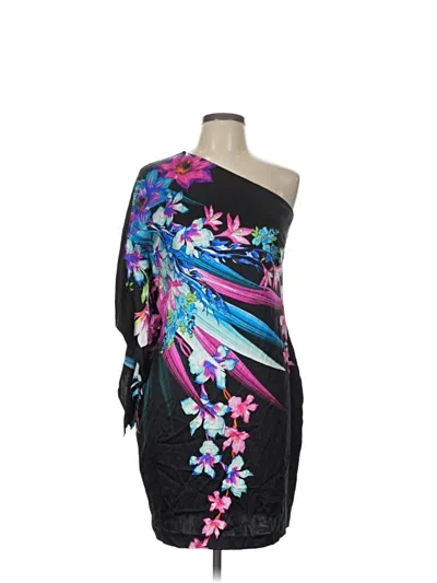 Pre-owned Caché Casual Dress In Black