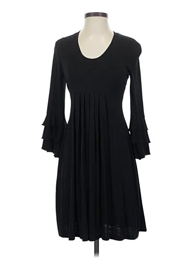 Pre-owned Caché Casual Dress In Black