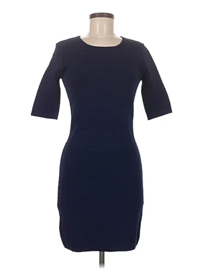 Pre-owned Caché Casual Dress In Blue