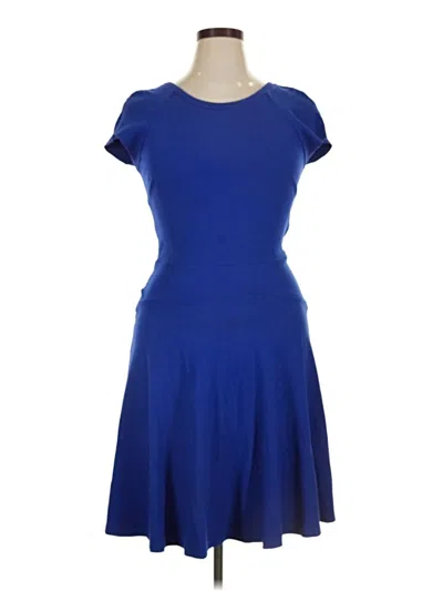 Pre-owned Caché Casual Dress In Blue
