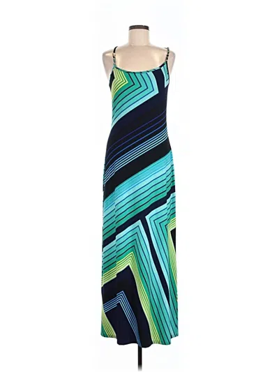 Pre-owned Caché Casual Dress In Blue