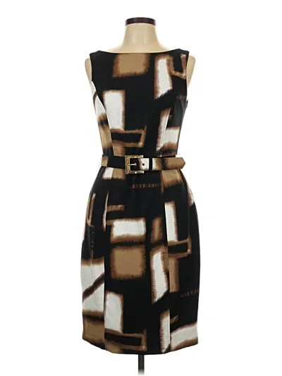 Pre-owned Caché Casual Dress In Brown
