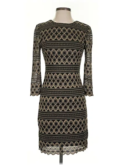 Pre-owned Caché Casual Dress In Brown