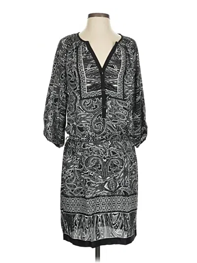 Pre-owned Caché Casual Dress In Gray