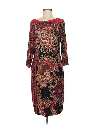 Pre-owned Caché Casual Dress In Red