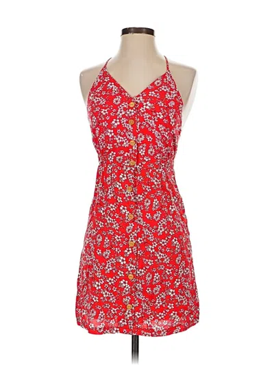 Pre-owned Caché Casual Dress In Red