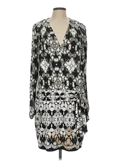 Pre-owned Caché Casual Dress In Silver
