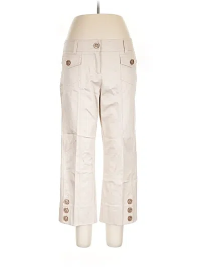 Pre-owned Caché Casual Pants In Ivory