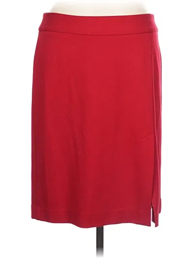 Pre-owned Caché Casual Skirt In Red