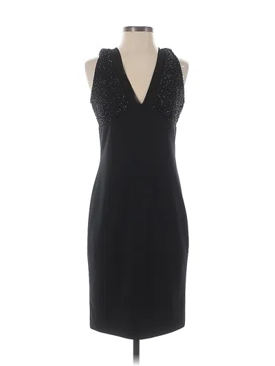 Pre-owned Caché Cocktail Dress In Black