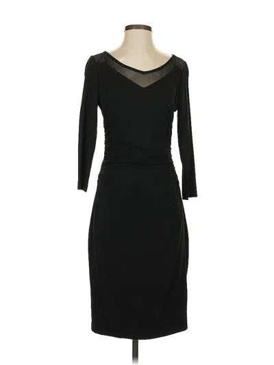 Pre-owned Caché Cocktail Dress In Black