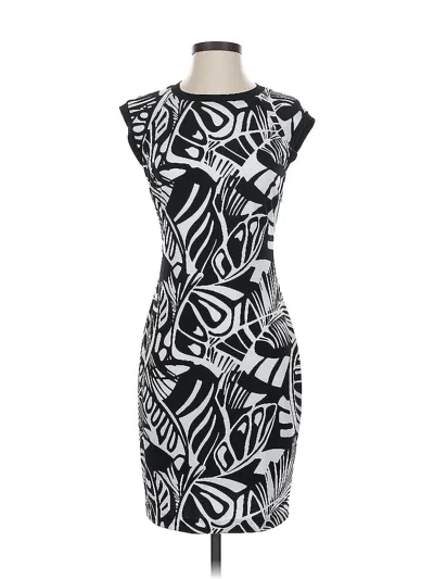 Pre-owned Caché Cocktail Dress In Black