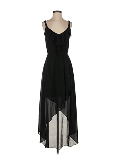 Pre-owned Caché Cocktail Dress In Black