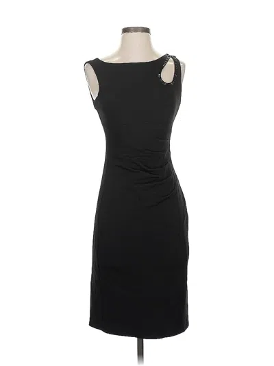 Pre-owned Caché Cocktail Dress In Black