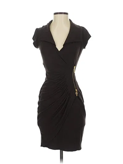 Pre-owned Caché Cocktail Dress In Black