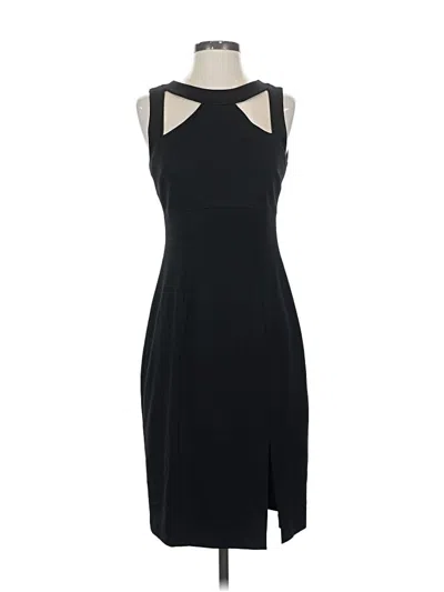 Pre-owned Caché Cocktail Dress In Black