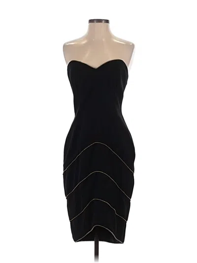 Pre-owned Caché Cocktail Dress In Black