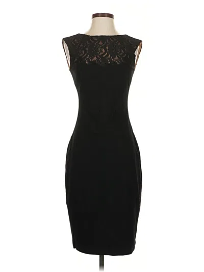 Pre-owned Caché Cocktail Dress In Black