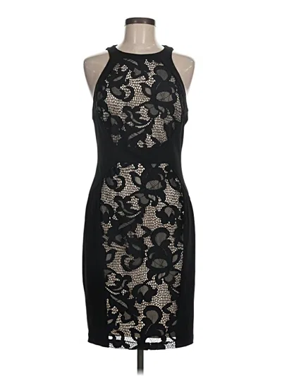 Pre-owned Caché Cocktail Dress In Black