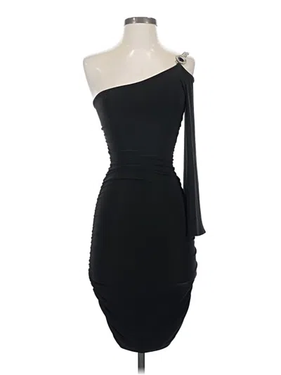 Pre-owned Caché Cocktail Dress In Black