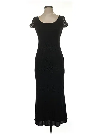 Pre-owned Caché Cocktail Dress In Black