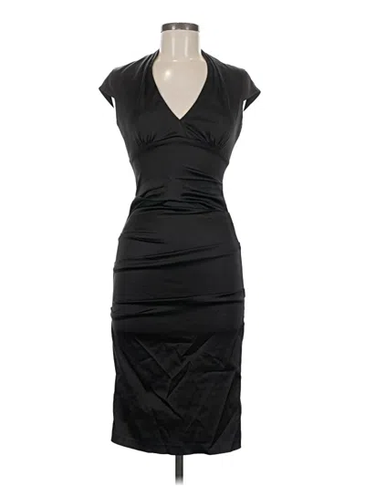 Pre-owned Caché Cocktail Dress In Black