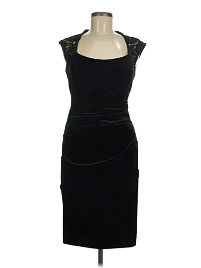 Pre-owned Caché Cocktail Dress In Black