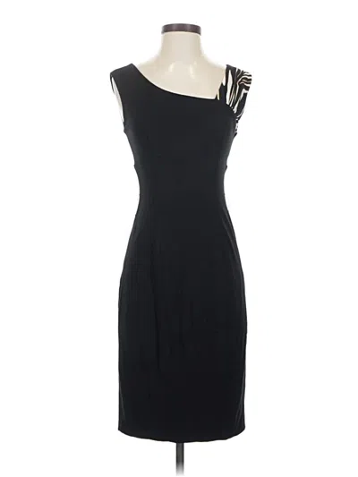 Pre-owned Caché Cocktail Dress In Black