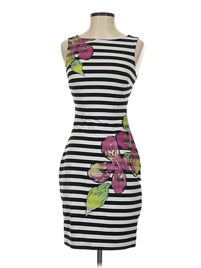 Pre-owned Caché Cocktail Dress In Black