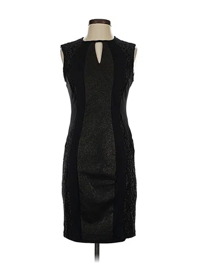 Pre-owned Caché Cocktail Dress In Black