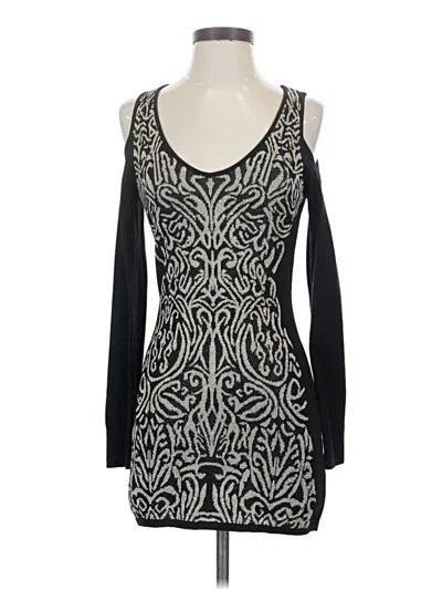 Pre-owned Caché Cocktail Dress In Black