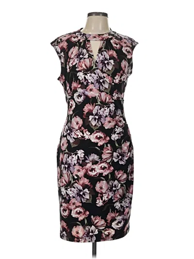Pre-owned Caché Cocktail Dress In Black