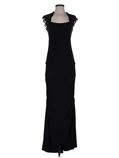 Pre-owned Caché Cocktail Dress In Black