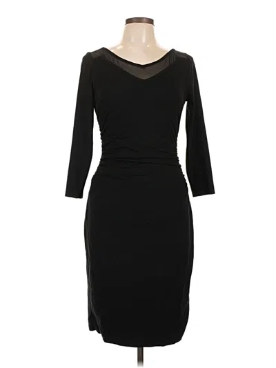 Pre-owned Caché Cocktail Dress In Black