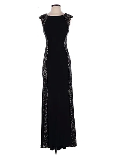 Pre-owned Caché Cocktail Dress In Black